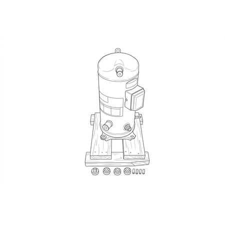 Copeland 460v3ph 109000btuR22 Compress ZR108KCE-TFD-950