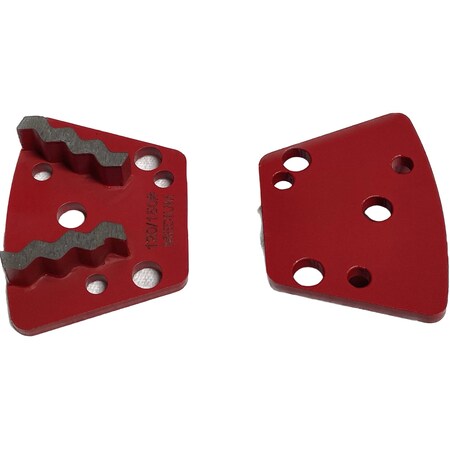 Vantage Product Diamond Grinding Disc for Trapezoid Grinders, 2 Swirl Segment, 120/150 Grit, Medium Bond M-TQC10-2S120-M