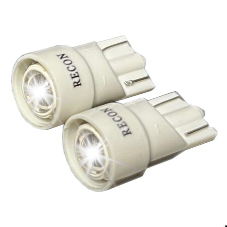 Recon Truck Accessories 194/168 HIGH POWER L.E.D. BULBS WEDGE STYLE - WHITE (TWO BULBS PER PACKAGE) 264200WH