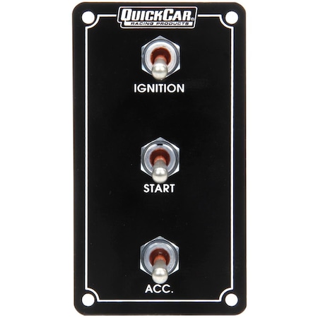 Powerhouse 50-790 Extreme 3 Switch Pigtail End Vertical Ignition Panel PO3613094