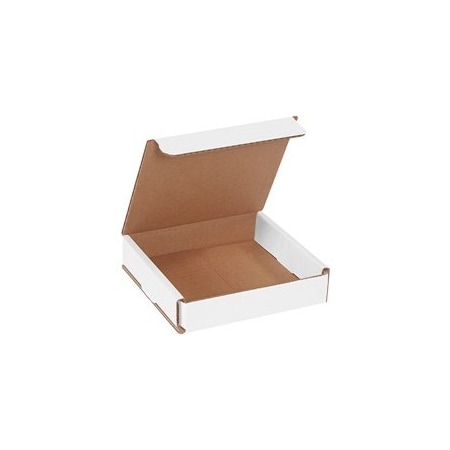 Bubblefast 50-5 x 5 x 1'' White Corrugated Mailers, 50PK BFM551