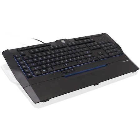 Iogear KG IKON II Gaming Keyboard, Dedicated Macro Keys & Media Controls GKB705