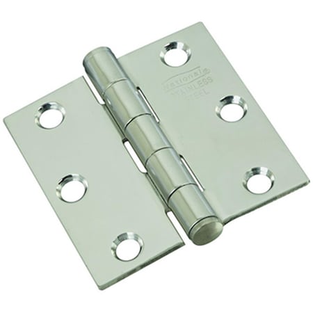 Greengrass N276-972 2.5 in. Stainless Steel Door Hinge GR569417