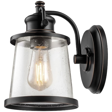 Globe Electric LED Outdoor Wall Sconce, Oil Rubbed Bronze 238603