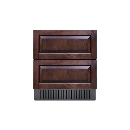 Summit 30in Wide 2-Drawer All-Refrigerator Panels Not Included SPR3032DPNR