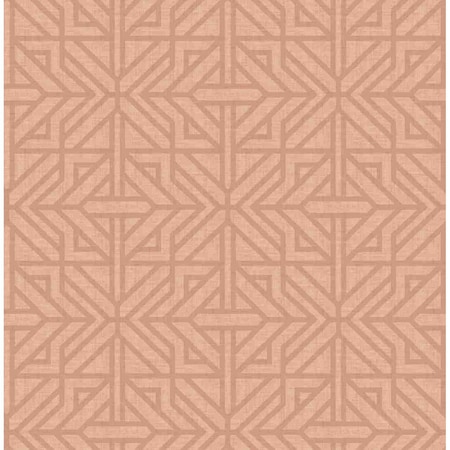 A-Street Prints Hesper Rust Geometric Wallpaper 4121-26930