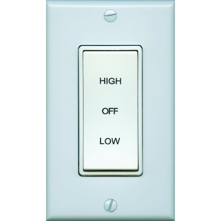 Gaf Master Flow 2 Speed Whole House Fan Switch BWS2