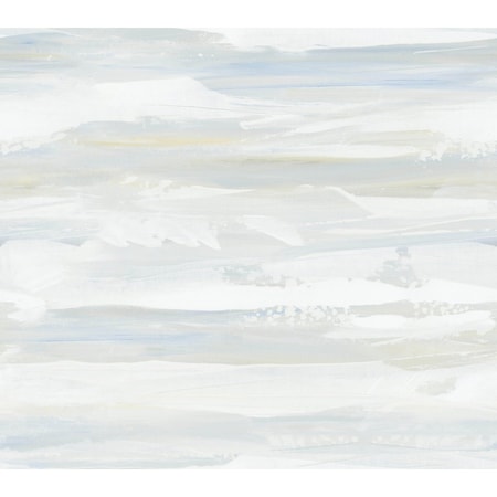 York Wallcoverings On The Horizon Blue and Yellow Wallpaper AG2010