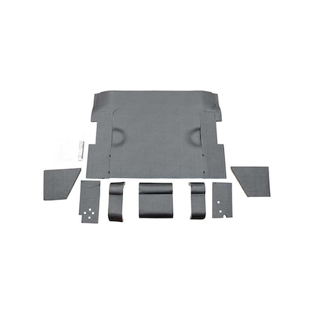 K&M Mfg Qwik Fit Lower Cab Kit for International Harvester 86 Series Tractors Black Vinyl 4263