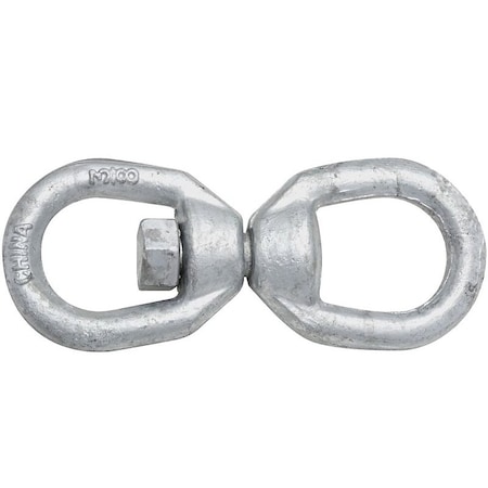 National Hardware 3252BC Series Chain Swivel, 3/8 in Trade, 2200 lb Working Load, Steel, Galvanized N241-109