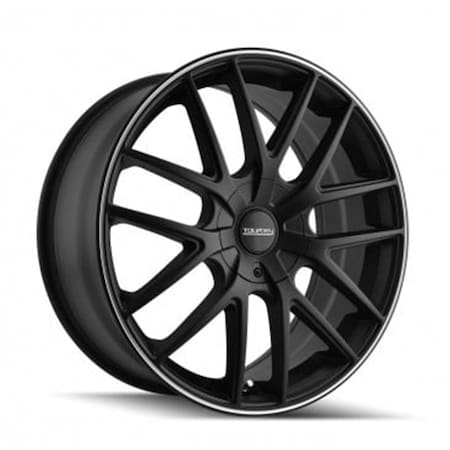 Touren 5-108- 5-114.3 PCD Tr60 Matte Black Machined Ring Wheel 3260-8814MB