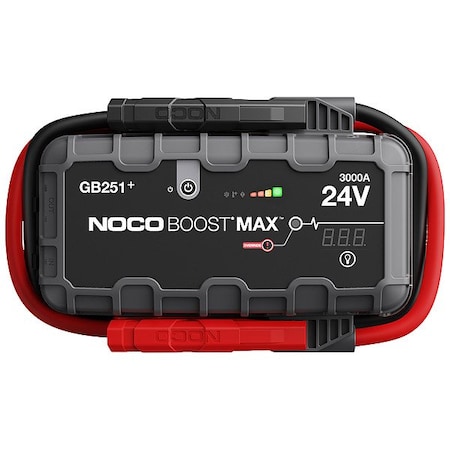 Noco Jump Starter, 4 A Input, 2 ft L Cable GB251