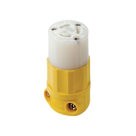 Leviton Industrial Grade Connector 15 Amp, 125 Volt 47CM-29C