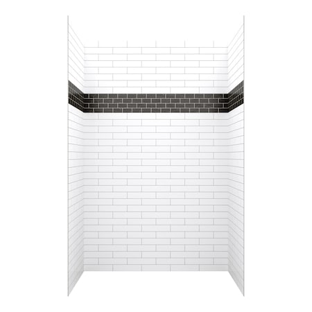 Craft And Main Wall System, Shower, 60x36x96 in RFL603696-CSS