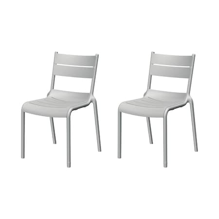 Lagoon Naples Stackable Side Chair, 2PK 7220G8-BSLGS