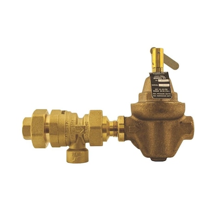 Apollo Valves REG, COMB BF PREV, 1/2inSLDR/NPT 35603BFST