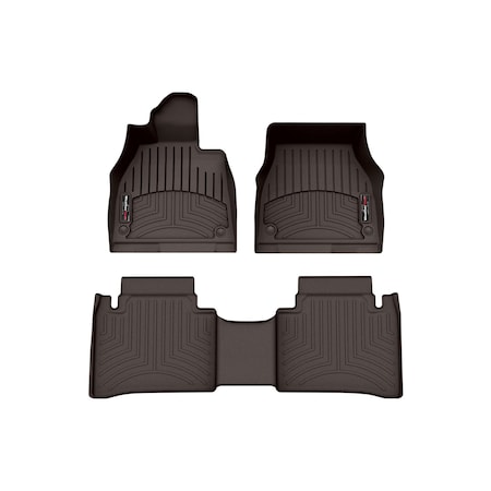Weathertech Cocoa, Front and Rear Floorliners 471709-1-2