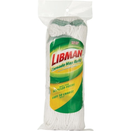 Libman Tornado 6.6'' Cotton Mop Refill 2031