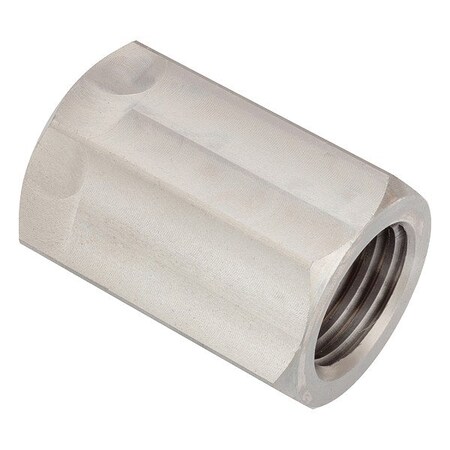 Zoro Select Female-Female Hex Adapter NUT60114EFXM5C