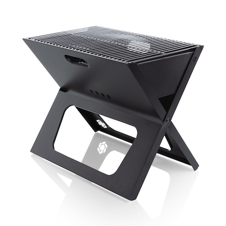 Picnic Time Family Of Brands X-Grill 2.0 Portable Charcoal BBQ Grill, Black 775-01-175-000-0
