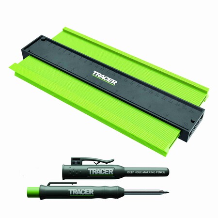 Tracer Contour Gauge 10in, Inc Deep Hole Pencil ACG2