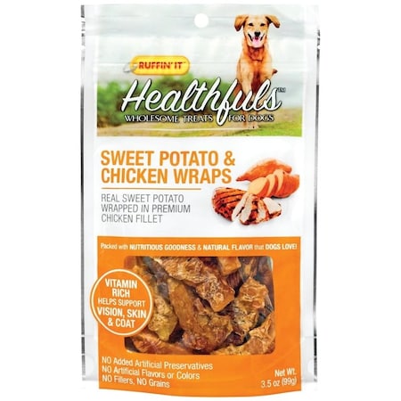 Ruffin'It Treat Chicken Sw Potato 3.5Oz 08316