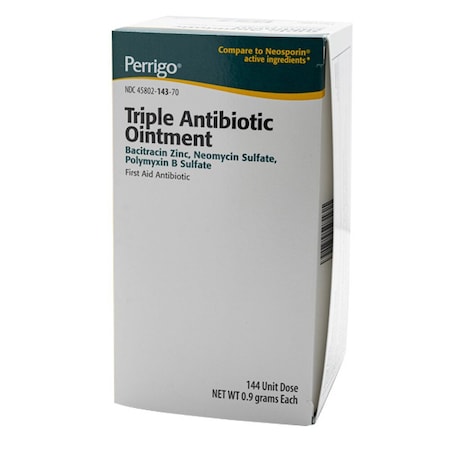 Padagis Triple Antibiotic Ointment, 0.9gm Packs, 144PK 45802014370