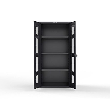 Strong Hold 18 GA Clearview Cabinet with 3 Shelves 36-LD-243-P