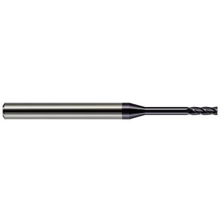 Harvey Tool 0.0620in 1/16 Cutter DIA x 0.1860in L of Cut x 0.5620in 9/16 Reach Carbide Square End Mill, 4 Fl 758162-C3