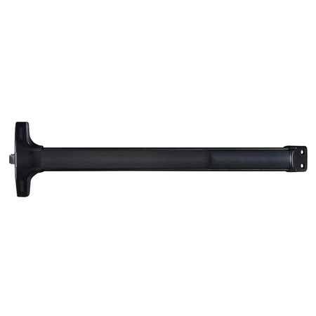 Detex Value Series Wide Stile Rim Exit, Satin Black Anodized Aluminum V40 ER EX FC3 711 99 36