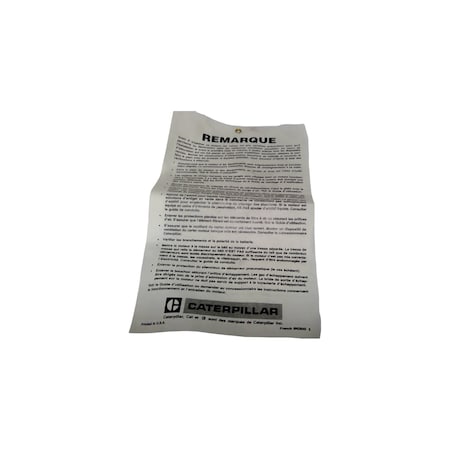 Caterpillar TAG-INS, CATERPILLAR OEM 8N2845 8N2845