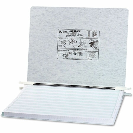 Gbc ACCO, PRESSTEX COVERS WITH STORAGE HOOKS, 2 POSTS, 6in CAPACITY, 14.88 X 11, LIGHT GRAY 54074