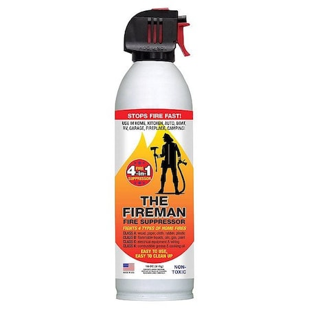 Bare Ground Winter Fire Extinguisher, 18 oz, Residential 1S-FireX