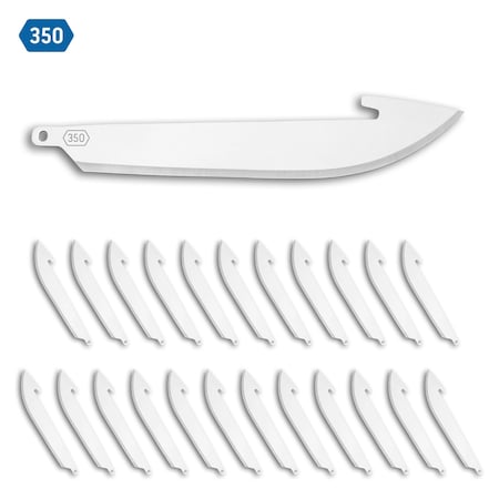 Outdoor Edge Cutlery 3.0" CAPING BLADE PACK, Tumbled, 6PK RRP30-6