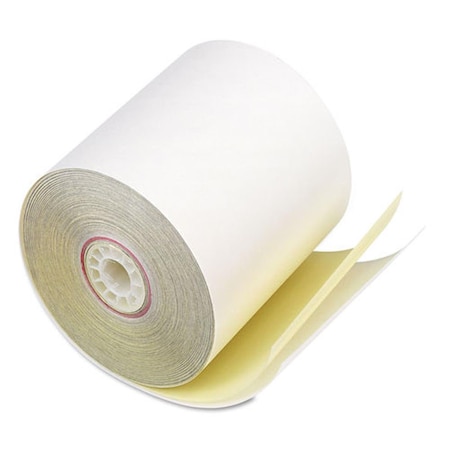 Pm Company C0 3 in. x 90 ft. Impact Printing Carbonless Paper RollsWhite & Canary 7706