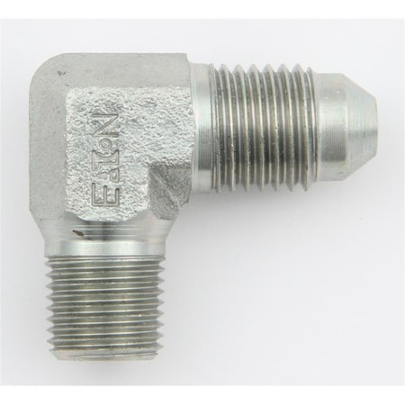 Aeroquip FBM2611 4 AN Steel 90 deg Elbow Flare Bulk Adapter Fitting - 0.125 in. AERFBM2611