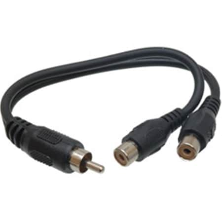 Maxpower 6 Audio Y-Cable RCA Male/Dual RCA Female MA634932