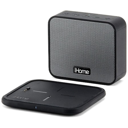 Ihome Bluetooth Speaker with Wireless Charging Pad, with Speaker Phone Capability IBTW88