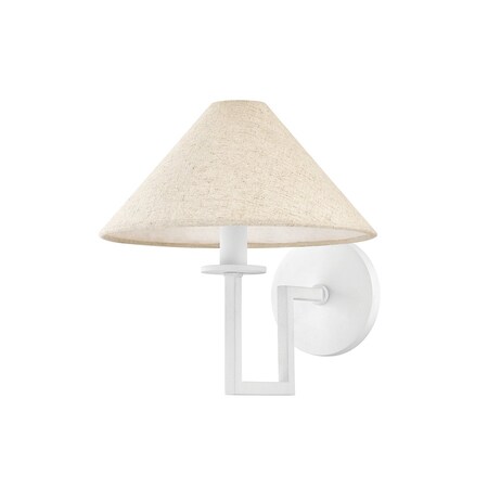 Mitzi Ariel Okin X Gladwyne 1 Light Wall Sconce 7.75 In. Textured White H760101-TWH