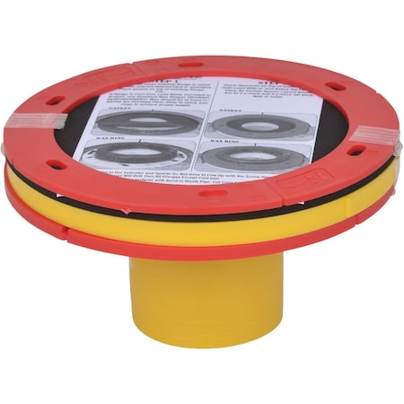 Oatey Set-Rite 1/4'' to 1-5/8'' Toilet Flange Extension Kit 43400