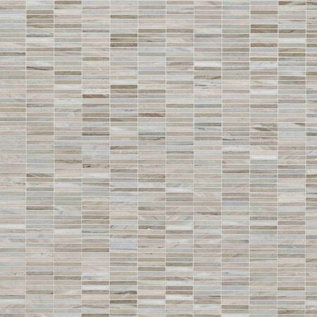 Msi Ravello Mini Stack 12  in. X 12  in. Polihsed Marble Mosaic Floor And Wall Tile, 10PK ZOR-MD-0616