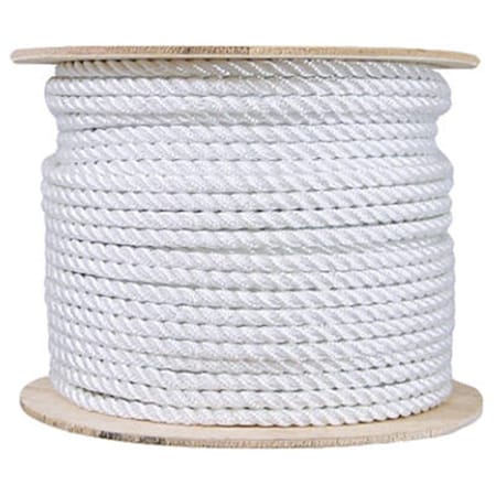 Mibro Group 0.25 in. x 600 ft. White Nylon Rope 161000