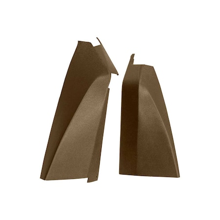 K&M Mfg Scuff Guard Panels for John Deere 50-55 Series Model Tractors Pair Brown Plastic 4347