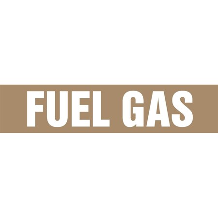 Accuform ASME ANSI PIPE MARKER FUEL GAS RPK335STC