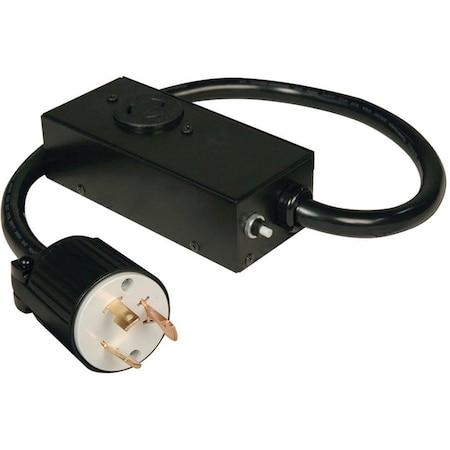 Tripp Lite 2FT POWER CORD EXTENSION CABLE L5-30P TO L5-20R WITH AMP BREAK HEAVY DUTY 20A 1 P043-002