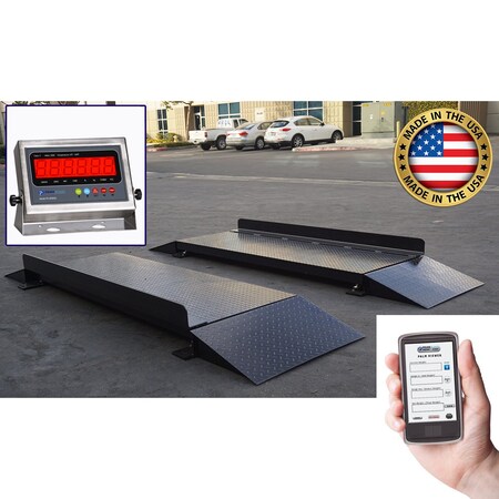Prime Systems Axle Truck Scale, not legal for trade, w Bluetooth and Palm Viewer PS-60KX