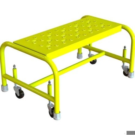 Tri-Arc Step1 Mobile Steel Step Stool, W/24"Wx10 WLSR001246-Y