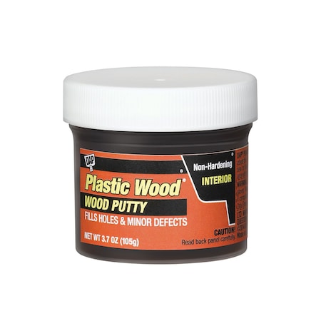 Dap Plastic Wood Wood Putty, PK6 3.7 oz Size, Ebony 7079821266
