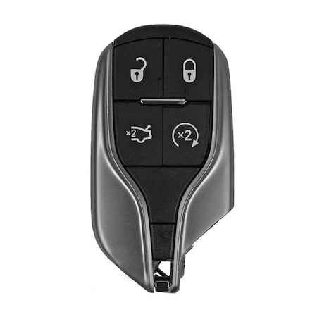 Aks Keys Smart Remote Key Fob W/Trunk & Starter Compatible with Maserati 2014 2015 2016 4B FCC# M3N-7393490 RC-MASERATI-01C