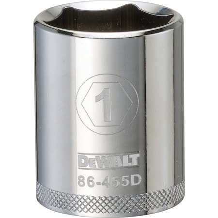 Dewalt Drive Socket, 6-Point, 1in - 1/2in DWMT86455OSP